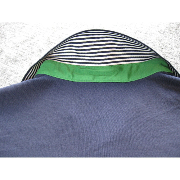 Polo Golf Ralph Lauren Shirt Men Large Blue Stripe Pinehurst US Open 2014 - Picture 11 of 16